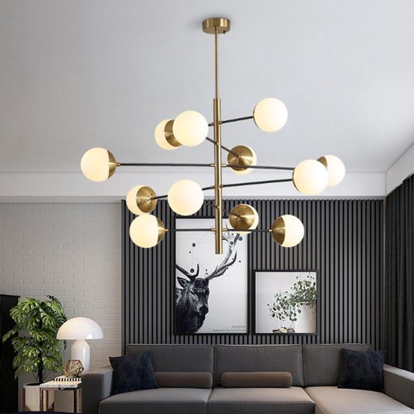 

chandeliers postmodern living room lamp simple creative personality dining restaurant bedroom kitchen magic bean chandelier