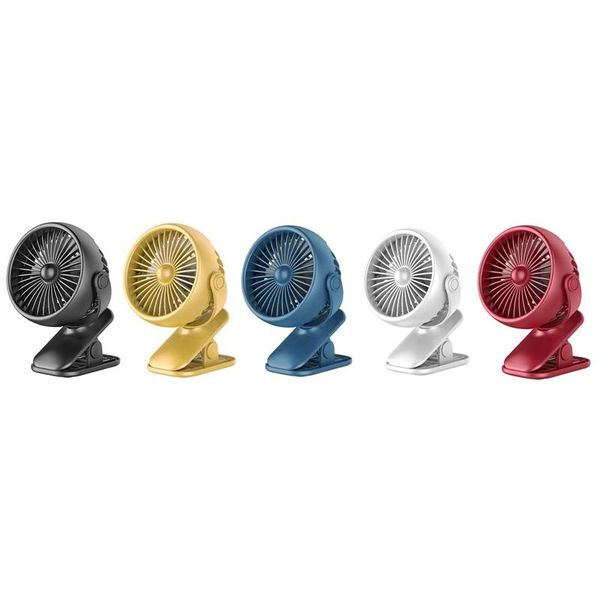 

electric fans rechargeable usb fan deskmini 3 speed super mute cooler for office car travel portable cooling clip