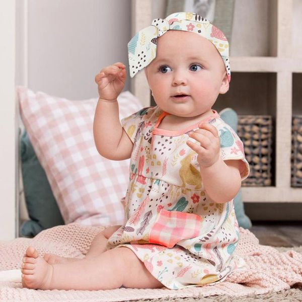 

girl's dresses toddler baby girls dress sleeveless easter cartoon printed princess birthday carnival costume infant party summer clot, Red;yellow