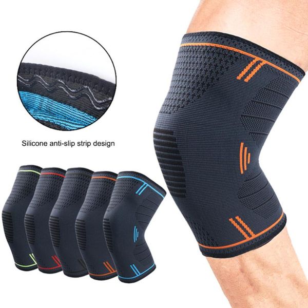 

elbow & knee pads 1pair fitness running cycling support braces elastic nylon sport compression pad sleeve for basketball volleyball, Black;gray