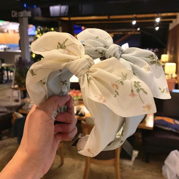

hair accessories women girls flower chiffon bow knot hairband headband adult