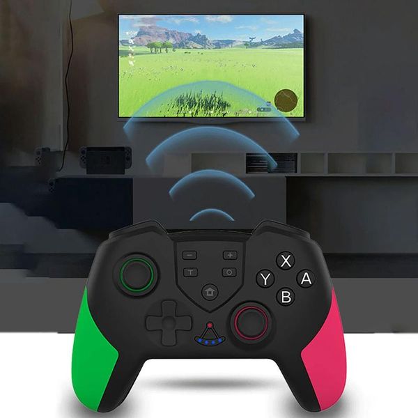 

game controllers & joysticks macro programming function with wake-up switch pro wireless bluetooth gamepad