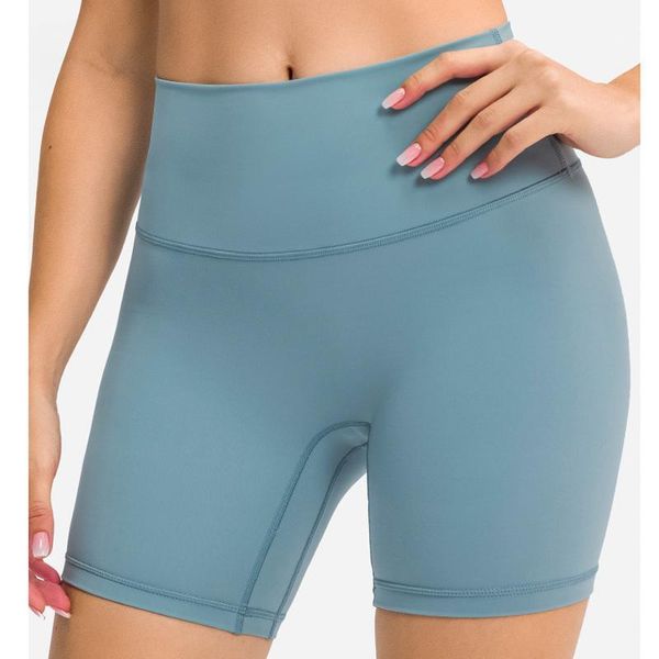 

yoga outfit gym casual shorts waist tummy control workout sports women exercise biker short running