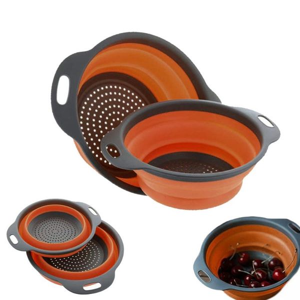 

disposable gloves undefined foldable silicone colander fruit vegetable washing basket strainer collapsible drainer with handle kitchen