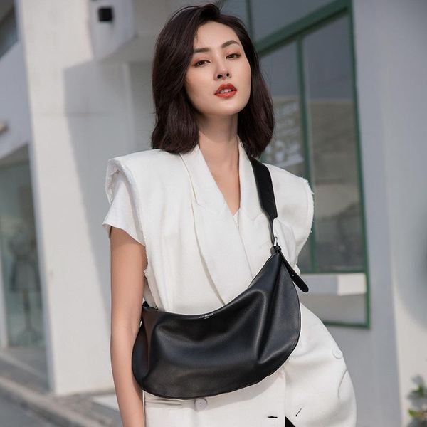 

waist bags 165 women fashion solid cow leather belt bag soft zipper fanny packs