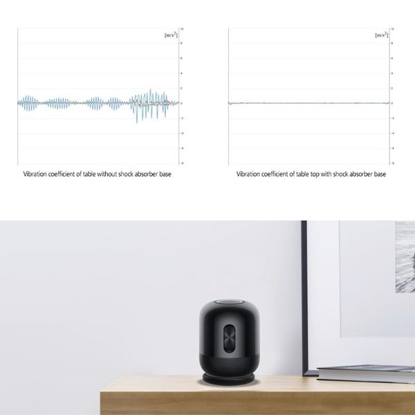 

speaker base pad isolation feet improve sound for /soundx /homepod k3nb computer speakers