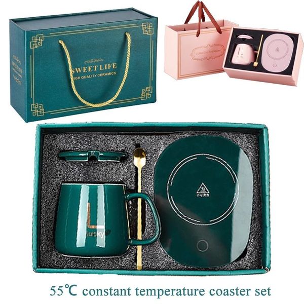 

carpets coffee mug cup warmer pad for home office milk tea water heating constant-temperatures usb eu plug gift idea