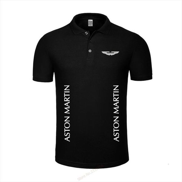 

summer male aston mens polo martin shirt black 10 colours solid, White;black
