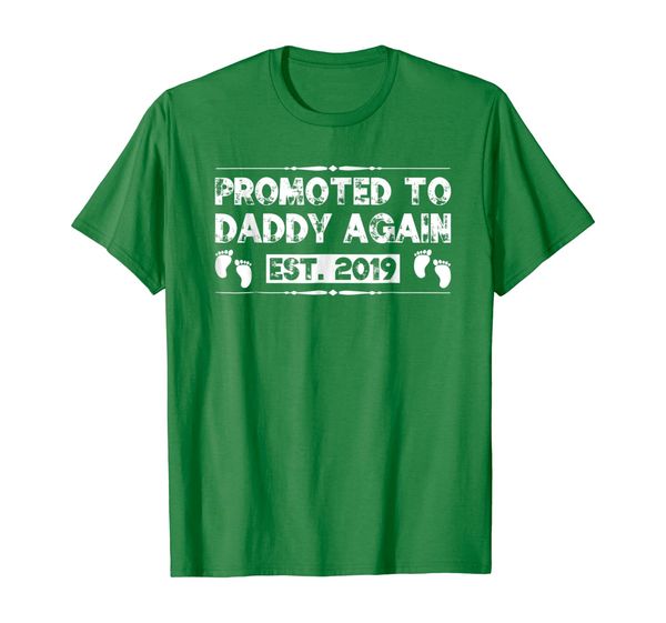 

Promoted To Daddy Again Est. 2019 T-Shirt Funny Father Tee, Mainly pictures