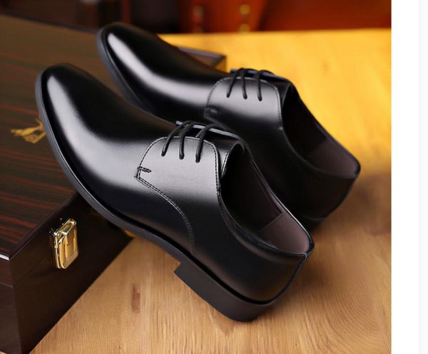 

men's shoes spring and autumn low heel round head @k33, Black