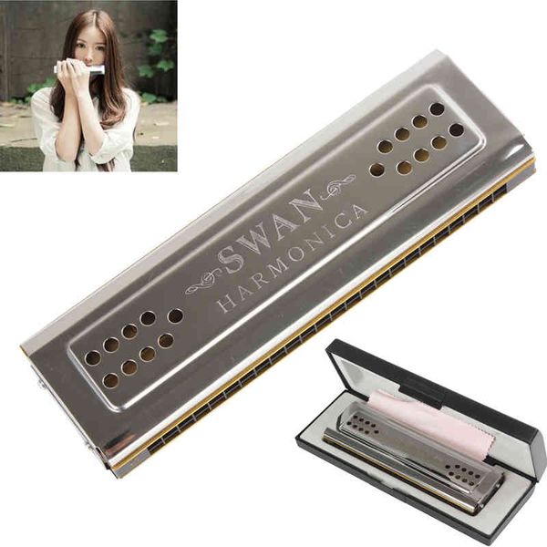 

swan - professional harmonica, double sided, 24 hole, c & g harmonica key harmonica wholesale