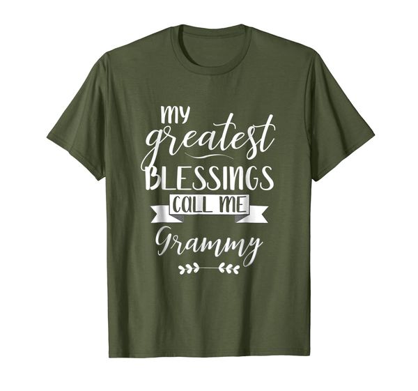 

my greatest blessings call me grammy gift t shirt apparel, White;black
