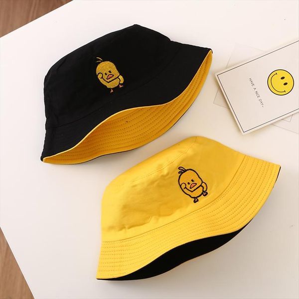 

creative korean version of double face wearing strange fisherman cap lovers embroidery text outdoor leisure basin tide, Blue;gray