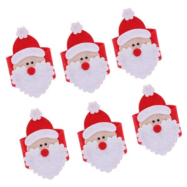 

napkin rings 5pcs christmas ring serviette buckle holder for party dinner table decoration (older)