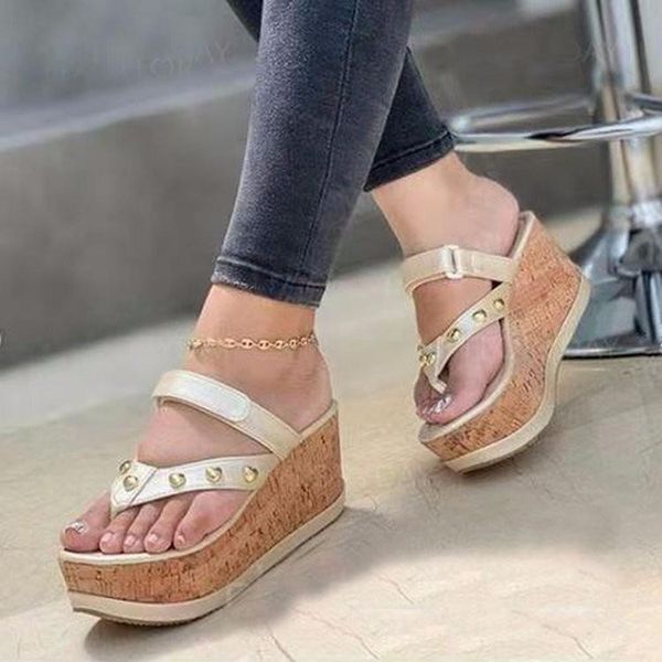

slippers house platform female shoes on a wedge luxury slides lady low rubber flip flops big size 2021 designer summer girl, Black