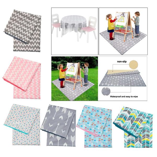 

premium polyester outdoor waterproof picnic mat family dinner blanket beach camping travel mattress pad 130x130cm pads