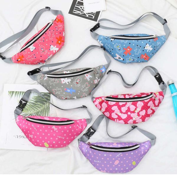 

2021 cute child waist bag fashion belt s children fanny pack and girl anti-theft crossbody phone purse