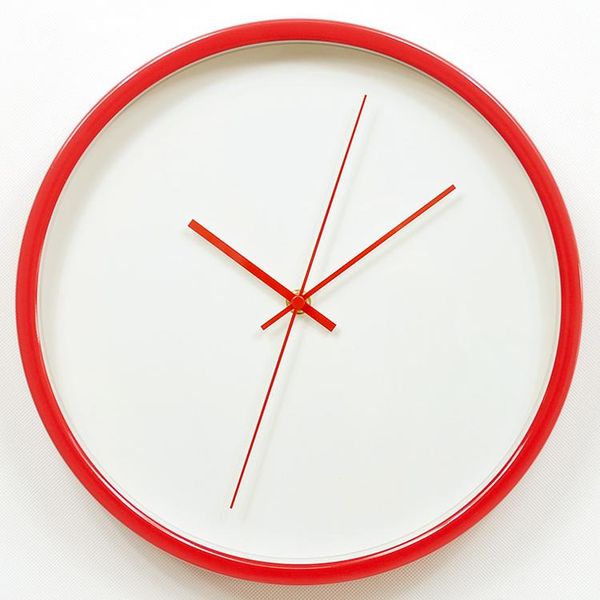 

wall clocks traditional chinese classical office kitchen modern watch metal white small reloj pared eb50wc