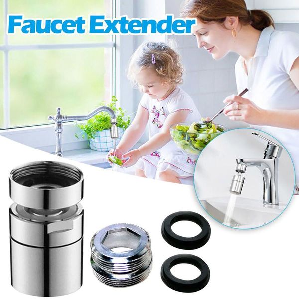 

kitchen faucets 45@ 360Â°rotatable universal splash filter faucet sprayer head flexible bathroom tap extender adapter
