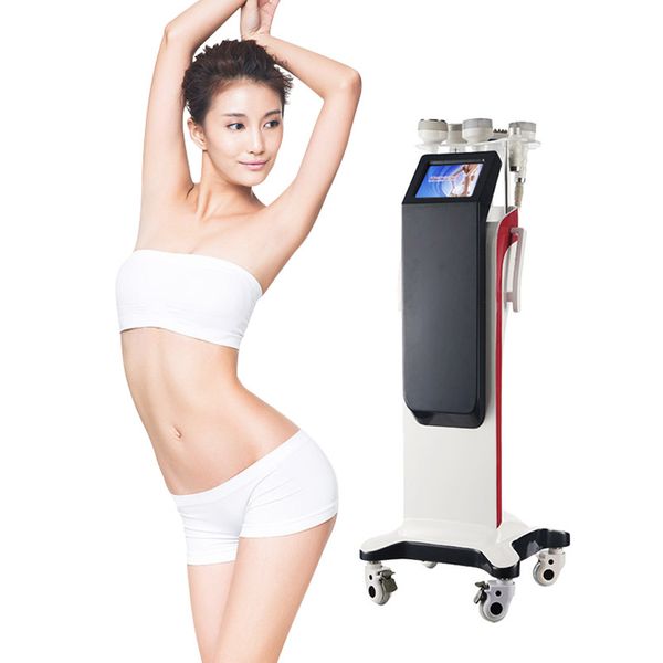 

2021 6in1 cavitation slimming machine rf vacuum weight loss ultrasonic device skin care beauty salon equipment wrinkle removal, Black;white