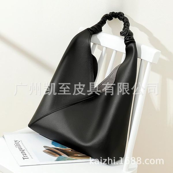 

evening bags women's leather shoulder bag 2021 wrinkle picture-mother underarm fashion portable retro tote
