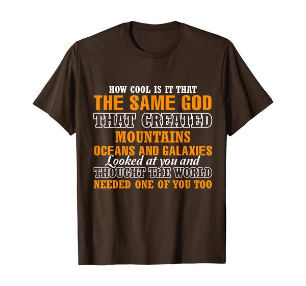 

How cool is it that the same God shirt, Mainly pictures
