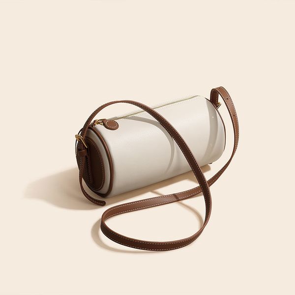 

female genuine cowhide shoulder bag perfume bottle case women evening bags crossbody purse clutch versatile match minority designer brand c0