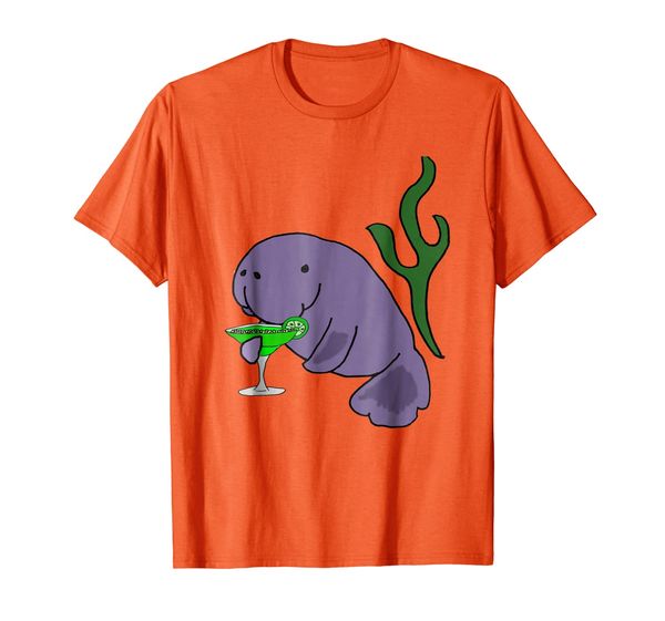 

SmileteesDrink Funny Manatee Drinking Margarita T-shirt, Mainly pictures