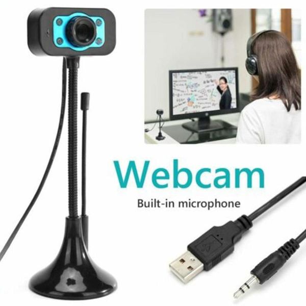 

webcams usb 480p/720p/1080p webcam with built-in noise reduction microphone night function video web camera led for lapnotebook pc