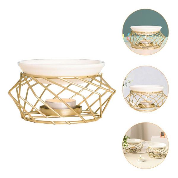 

candle holders 1 pc exquisite candlestick household bracket without (golden)