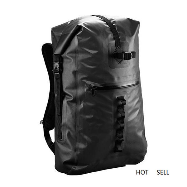 

32l outdoor river trekking bag dry bag double shoulder straps water pack swimming backpack waterproof bags for drifting kayaking