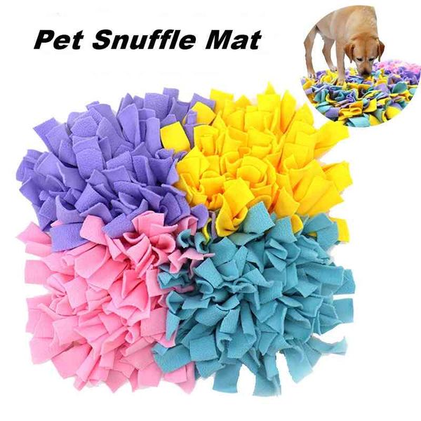

pet dog sniffing mat find food training blanket puzzle toy mat for slow food puzzle sniffing mat pad nosework nose pad