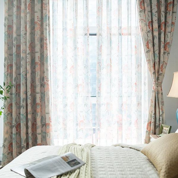 

curtain & drapes modern boutique simple thick cotton bamboo joint printed curtains for living dining room bedroom.