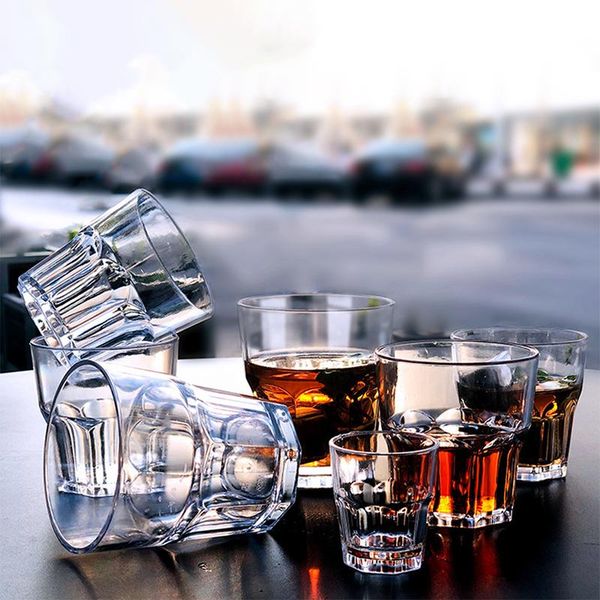 

mugs 150/180/200ml acrylic beer cup ktv large plastic drinks cups breakfast milk coffee water mug barware drinkware