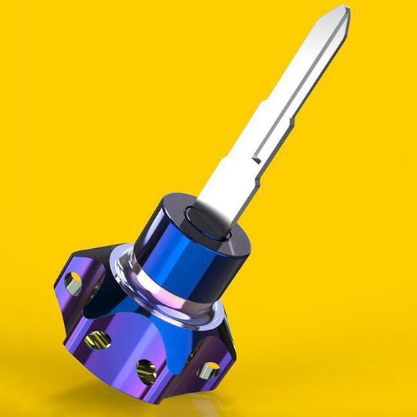 

theft protection universal accessories for motorcycles cnc key bit hexagon burned titanium head 125 tip motorcycle refit goods