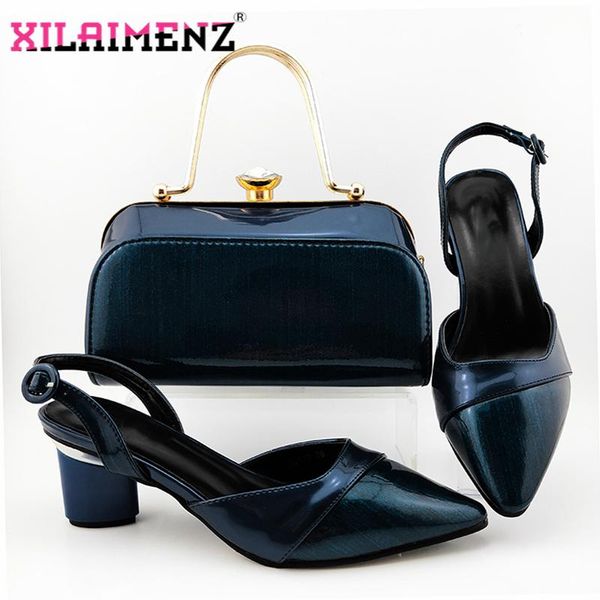 

dress shoes christmas party matching bag set in dark blue nigerian women wedding and with comfortable heels, Black