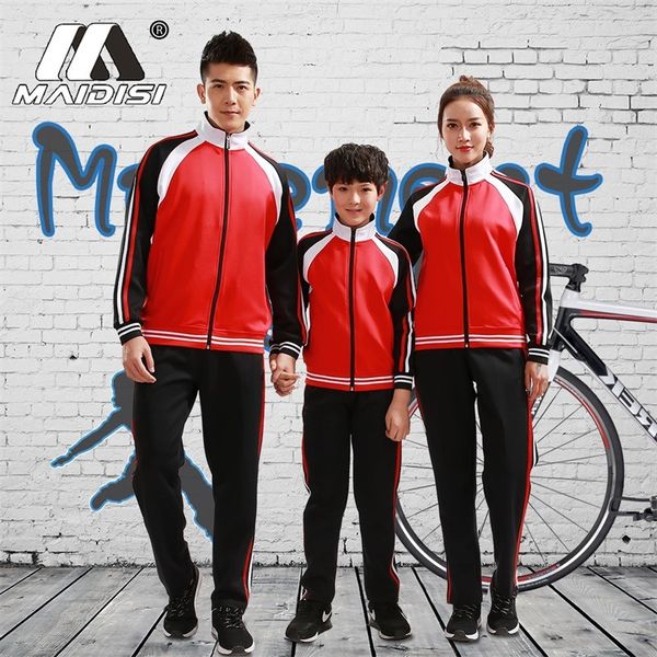 

tracksuit sport suit autumn and winter junior high school sportswear set company team sweat absorbing breathable, Gray