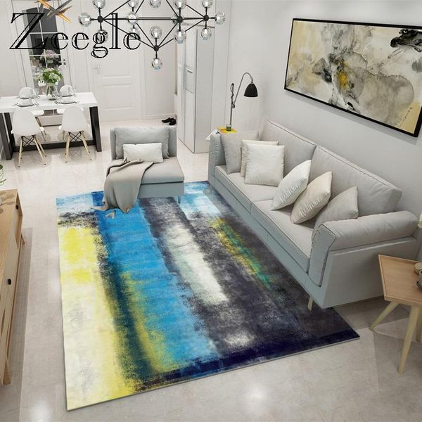 

carpets zeegle ink painting nordic for living room rectangle bedroom area rug anti-slip coffee table floor mats bedside carpet