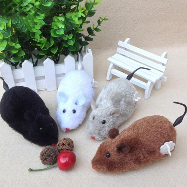 

cat toys mouse toy wireless winding mechanism for dog pet trick playing kitten rat mechanical motion rats drop