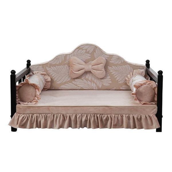 

kennels & pens king size bite resistant dog iron bed pet removable and washable golden retriever kennel mats el supplies