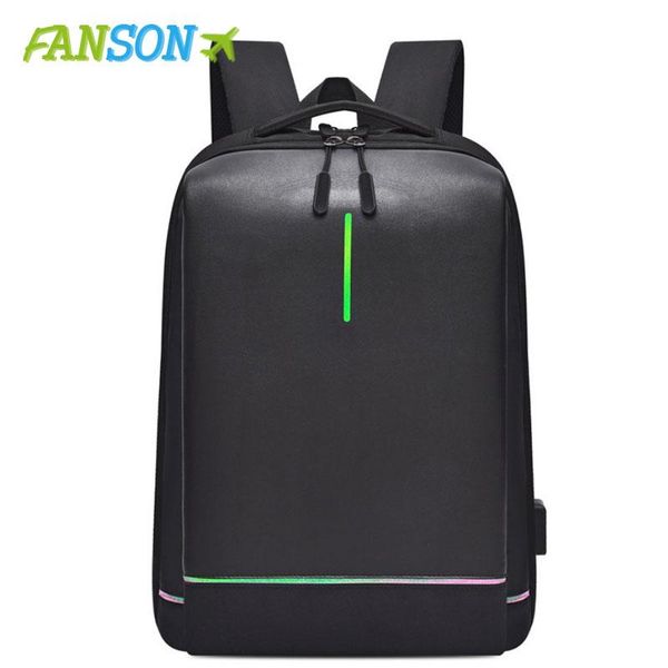 

backpack fanson waterproof lap17.3 inch travel bags usb 17 school men backpacks women casual bagpack 15.6 daypack