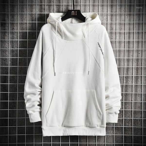 

men's hoodies & sweatshirts spring autumn japanese style black hooded sweatshirt 2021 classic fashion fleece hip-hop skateboard street