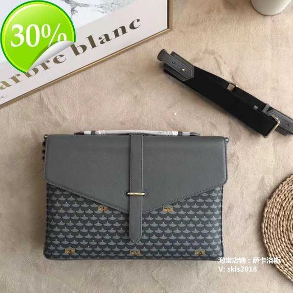 

2021 luxury designer mens faure le hand bag fish scale dogtooth male briefcase business clutch bags size box