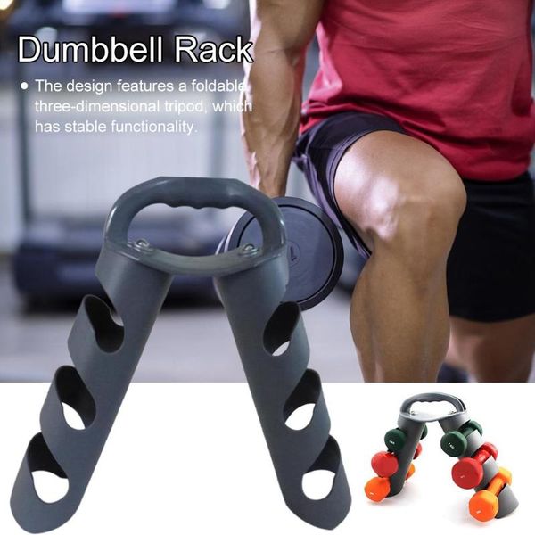 

accessories dumbbell rack foldable multifunctional three-layer holder stand for home use