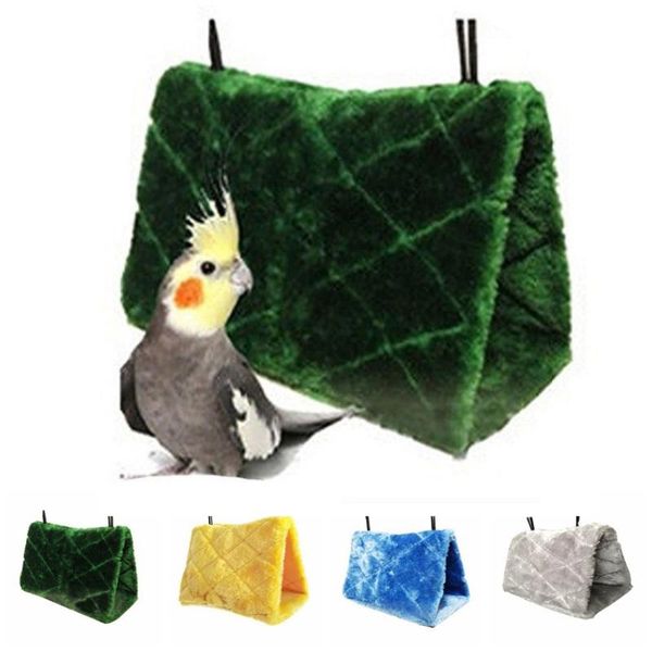 

happy animal hut plush bird cage bed toy parrot hammock nests w1 cages