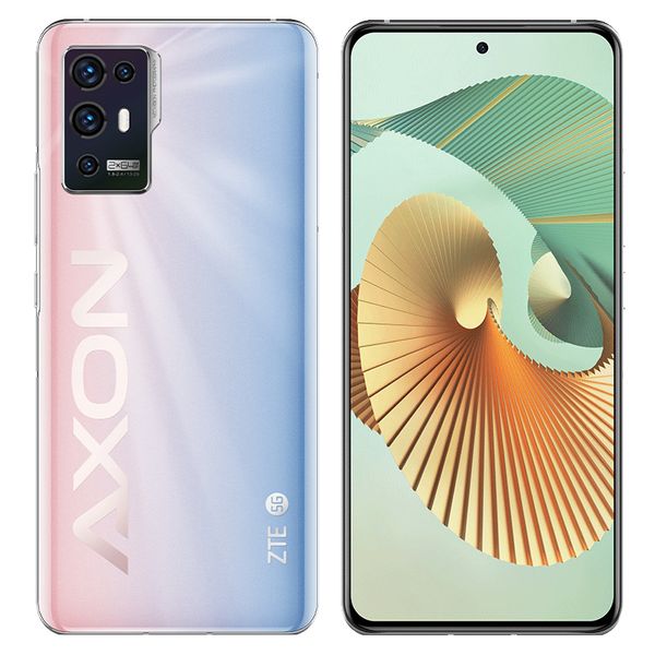 

ZTE Original AXON 30 Pro 5G Mobile Phone 8GB RAM 128GB 256GB ROM Snapdragon 888 Octa Core 64MP HDR NFC Android 6.67 AMOLED Full Screen Fingerprint ID Face 12