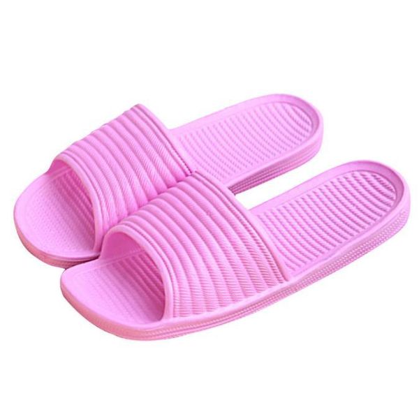 

2021women marketing slippers summer floor skid proof home girls stripe bathroom bath sandal, Black