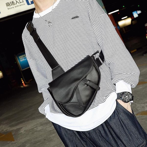 

mens fanny pack korean waist bags style women fashion street leisure shoulder free