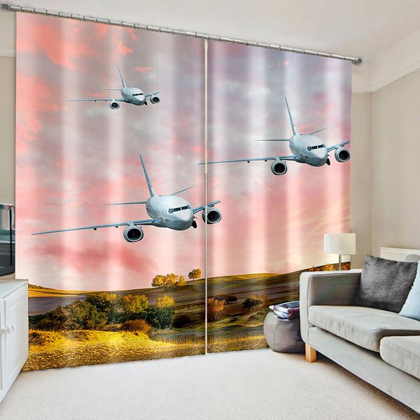 

luxury blackout 3d for living room office bedroom fly curtain personality curtains