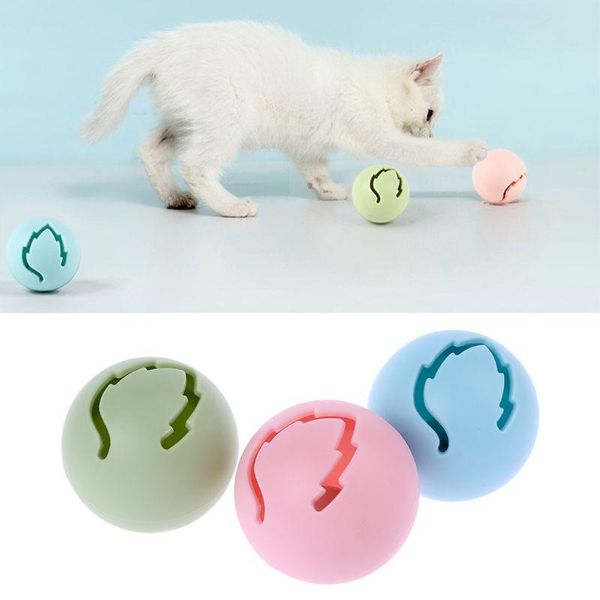 

cat toys 3pcs/set flash light ball catnip bell interactive kitten exercise 85wc